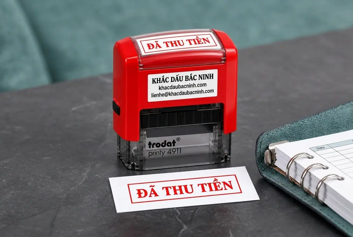 Minh họa giấy tờ cần chuẩn bị khi làm con dấu công ty